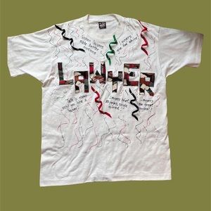 80s vintage ironic lawyer tshirt